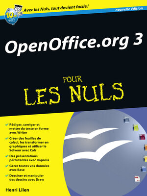 cover image of OpenOffice.org 3.X Pour les Nuls